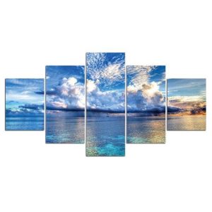 HORIZON CLAIR - Tableau mural sur toile imprimée - Art-Cadre.fr